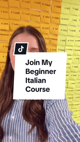 A post by @italianmatters on TikTok caption: #italianlesson #italianlessons #italian #italy 