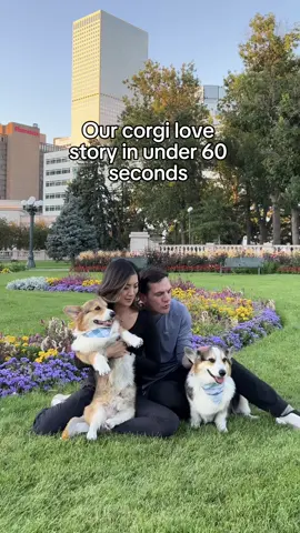 A post by @bradygraffiti_corgis on TikTok caption: Poppa has loved corgis his whole life, but never imagined he’d have one of his own...until he met me and Brady, and everything changed.  Just six months into dating, my breeder let me know she had a big litter - Brady’s nieces and nephews. I mentioned it to Chase, and it didn’t take much convincing. It wasn’t the right time for him to get a dog, but we now had each other, and we lived in the same building which made it feel possible. So, he said yes. Graffiti joined our lives, and not long after, we moved in together. That was the beginning of everything. 🐾 Today we’re celebrating our anniversary...but it also feels like we’re celebrating the beginning of our little family of four. Because for as long as Chase and I have been together, we’ve had the boys too.  Happy anniversary, Chase. Eight years down…a lifetime to go. We couldn’t be more opposite in so many ways - and yet, the magic of the corgi brought us together. I love you and our furry potato family with all my heart! #corgiparents #dogparents #corgis 
