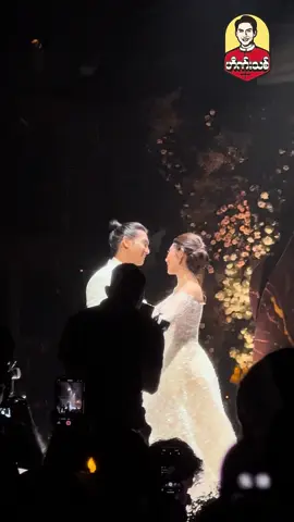 A post by @heinnthit14 on TikTok caption: ပိုင်တံခွန် နှင့် စမိုင်း တို့ရဲ့ မင်္ဂလာညစာစားပွဲ Wedding Experience