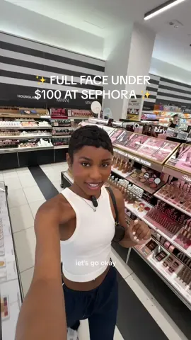 A post by @jasorjas on TikTok caption: Full face under $100 at @sephora ?!! ✨💄 @Sephora Collection  @Tower 28 Beauty  @NARS Cosmetics  @Rare Beauty @ONE SIZE BEAUTY  #Makeup #baddieonnabudget #sephorahaul #fullfacemakeup  #affordablemakeup #highendmakeup #makeuptok 