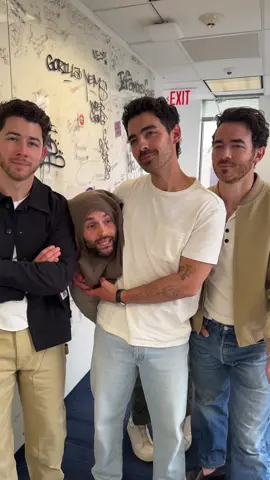 A post by @iampennbadgley on TikTok caption: Who else but @Jonas Brothers could sing to me like this? On @Podcrushed July 23 @Nick Jonas @joejonas @Kevin Jonas 