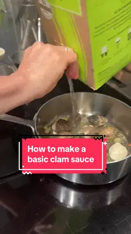 A post by @thechefsmartypants on TikTok caption: Yesterday, I walked you through clam prep. Now, here's part 1 of making a basic clam sauce. Looking forward to enjoying seafood in France this October! Only 2 spots left - book by July 1st to receive $250 off.  #clam #clams #seafood #summerfood #clamsauce #pasta @Wild Alaskan Company @Sizzlefish @Citarella Gourmet Market @Whole Foods Market @All-Clad @Burlap & Barrel 