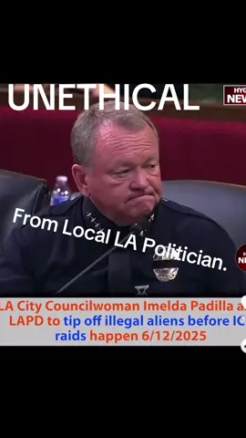 A post by @eq_ualizer on TikTok caption: @Fox News @President Donald J Trump @donaldjtrumpjr @Barron Trump  LA LOCAL POLITICIAN ASKING FOR LAPD TO BE UNETHICAL 