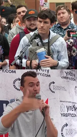 A post by @charliekirkdebateclips on TikTok