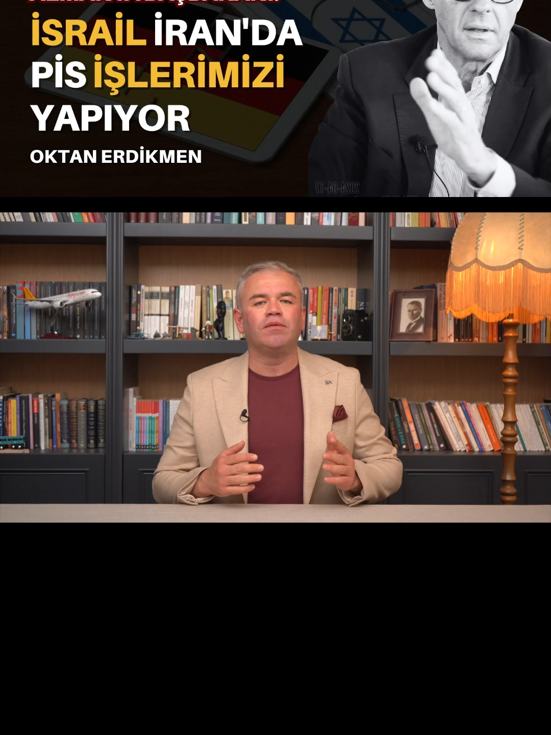 A post by @oktanerdikmen on TikTok caption: Almanya: İsrail, pis işlerimizi yapıyor #oktanerdikmen