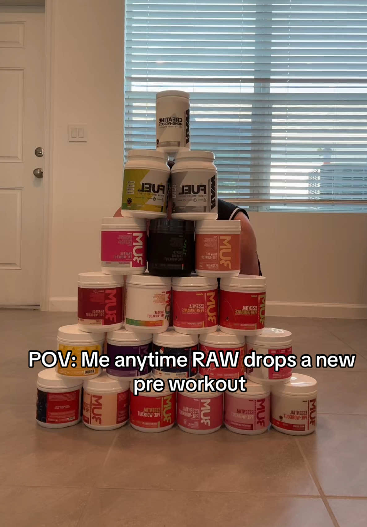 A post by @getrawnutrition on TikTok caption: New new coming SOON 👀 #rawnutrition #getrawnutrition #preworkout #preworkoutvibes 