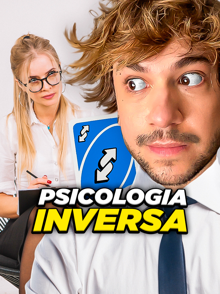 A post by @bruninzor on TikTok caption: psicologia inversa #livedobrino #humor