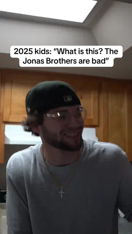A post by @the_tji on TikTok caption: Burnin Up by The Jonas Brothers is so good, nobody can convince me otherwise🤷‍♂️ What throwbacks do yall still play?🤔 #fyp #jonasbrothers #2008 #goofin 