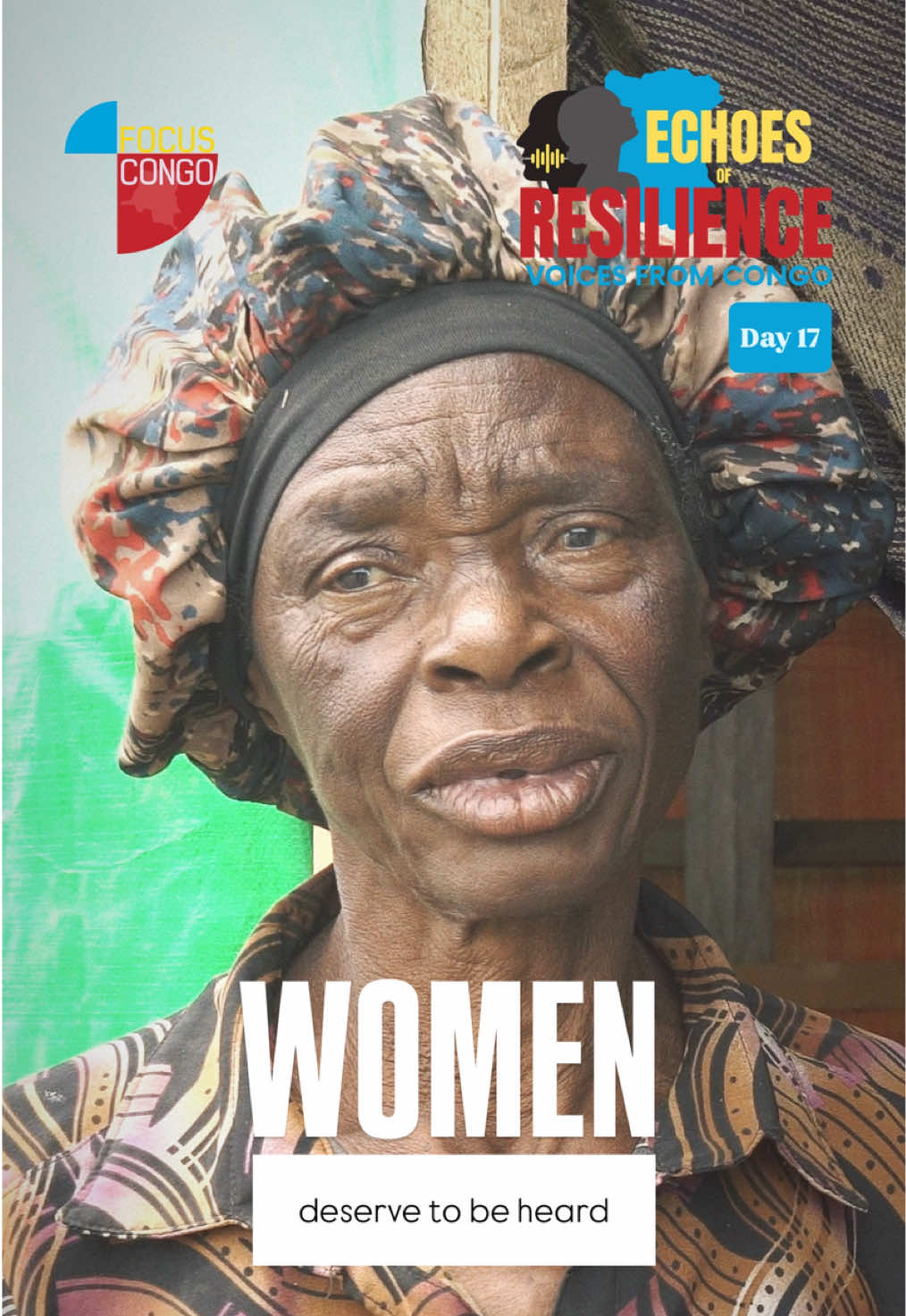 A post by @focuscongo on TikTok caption: ECHOES OF RESILIENCE - DAY 17 .  She doesn’t speak of pain to gain attention — she speaks because silence has cost her too much already. Displaced by war and now fighting for her life with diabetes, she carries her story with strength few can imagine… This is more than survival. It’s a call for dignity, for access to care, and for solidarity. In her voice, we hear the echoes of resilience — and in our response, may she find the support she deserve ! . . . . . . #echoesofresilience #focuscongo #standwithher #congocrisis #healthisaright #hopebeyondborders #displacedvoices #resilienceinmotion #supportherstory #humanityfirst 