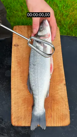 A post by @scottsreality on TikTok caption: Fastest way to clean a fish! 😳 