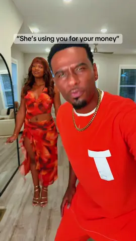 A post by @mrs.iheanacho on TikTok caption: He doesn’t mind at all 🥰 #blacklove #marriage #golddigger #money #relatable #marriedlife 