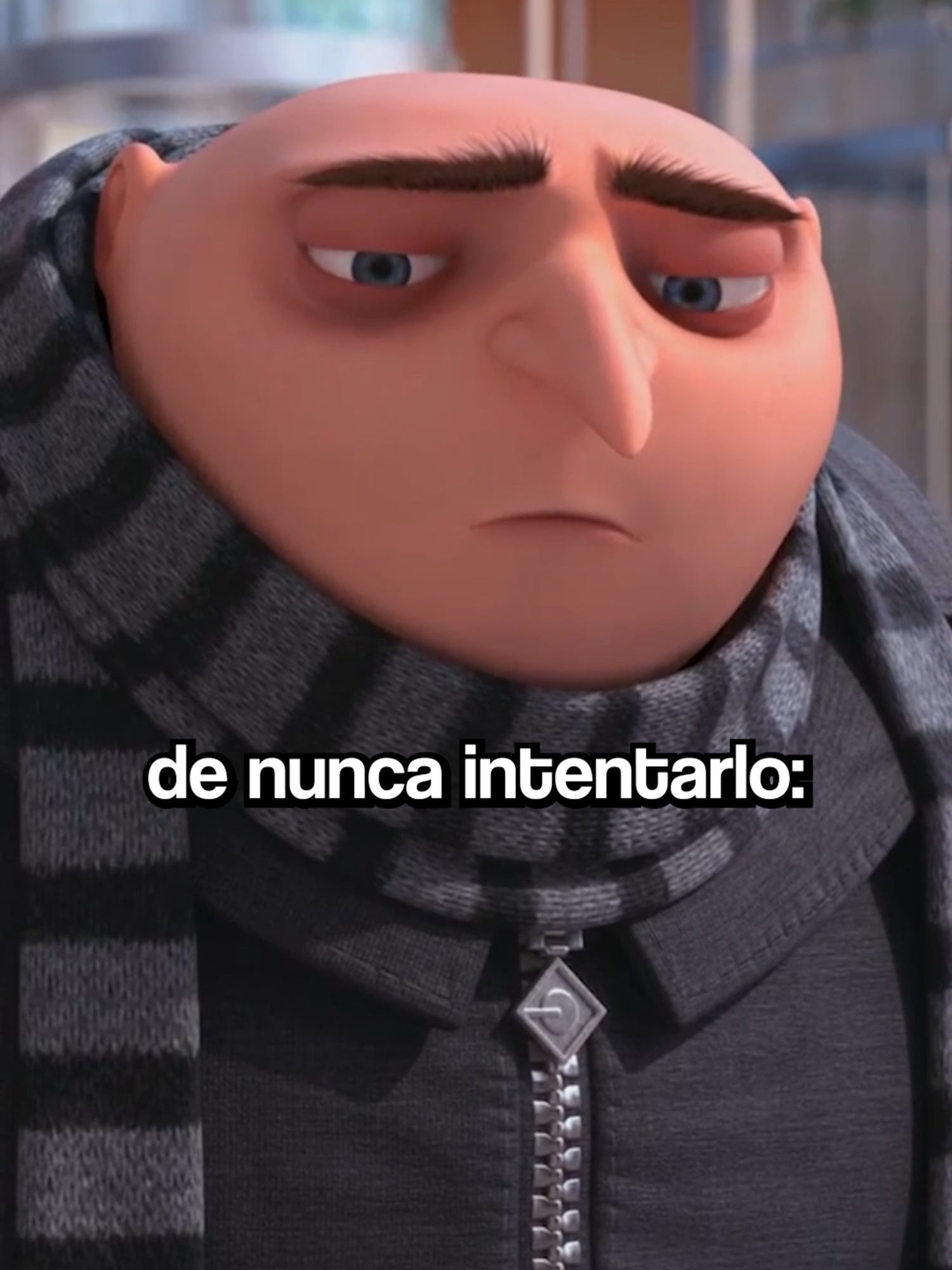 A post by @faridieck on TikTok caption: Gru estuvo a punto de dejar que su historia terminara como una oportunidad desperdiciada. Sígueme aquí @faridieck para más relatos y reflexiones.