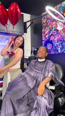 A post by @coco.shinele on TikTok caption: @BILLY 🐐🤍 invited to the wedding 🙂‍↕️ #cocoshinele #fyp #femalebarber #atl 
