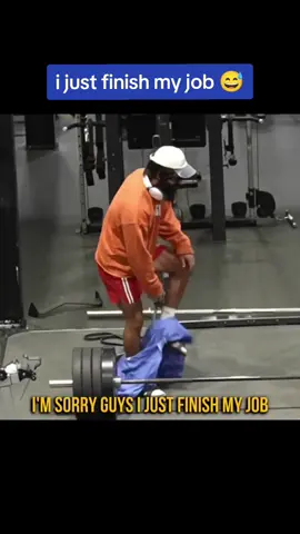 A post by @anatolyprank on TikTok caption: i just finished my job  #anatoly #gym #prank 