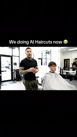 A post by @dreclipperhands on TikTok caption: Crazy 🤯 #veo3 #ai #aihaircut 