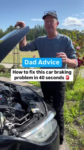 A post by @dadadvicefrombo on TikTok caption: 🚨 SAVE for when you need this.  How to fix a brake fluid leak. Love, Dad 