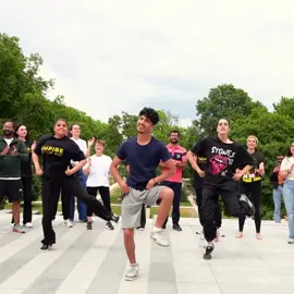 A post by @bhangraempire on TikTok caption: These 3 brought the fire on a beautiful day in Paris! #bhangraempire #bhangraworkshop #paris #bhangra #diljitdosanjh #bhangradance #bhangralove