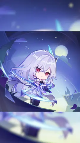 A post by @genshinimpact_en on TikTok caption: "Get some sleep. I'll be practicing my bladework for a while longer." Check it out in-game: https://hoyo.link/bxvpmcJqP #GenshinImpact #Skirk