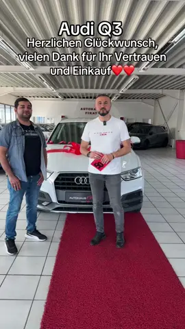 A post by @autohausfirat on TikTok caption: #audi #q #3 #tik_tok #yes #thank #t #kesfett #viralvideos #sport #musica #edit #kesfett #auto #germany #firat #❤️ #💋 #💯 #😘 #🙏 #😂 #🤲#🤗 #www.firat-Autohaus.de