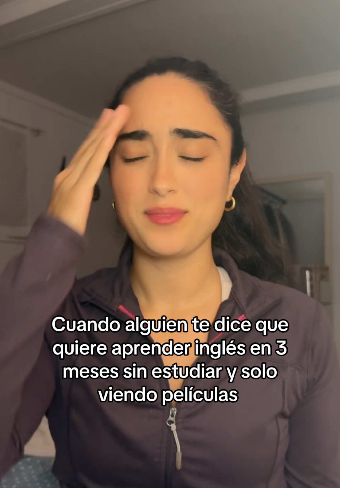 A post by @salmachavana on TikTok caption: Si quieres aprender inglés de verdad es algo que toma su tiempo y esfuerzo, si no todos lo harían. #ingles #aprenderingles #clasesdeingles #inglesen3meses 