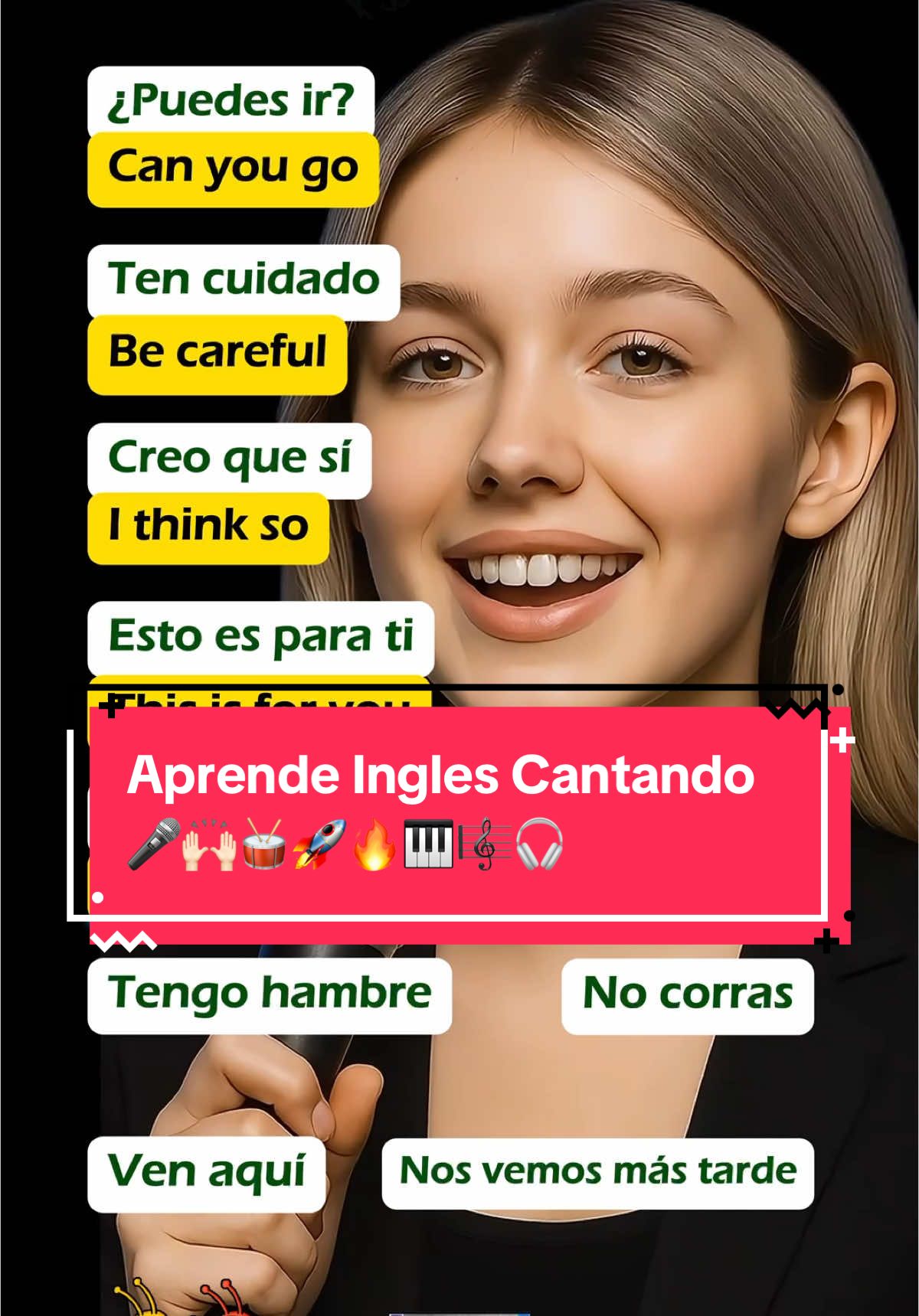 A post by @aprendoinglescantando on TikTok caption: Aprende Inglés Cantando #aprendeingles #inglesfacil #inglesconmusica #frasesutiles #englishlearning #reelseducativos #inglesreal #inglesdiario #inglesparatodos #inglesviral