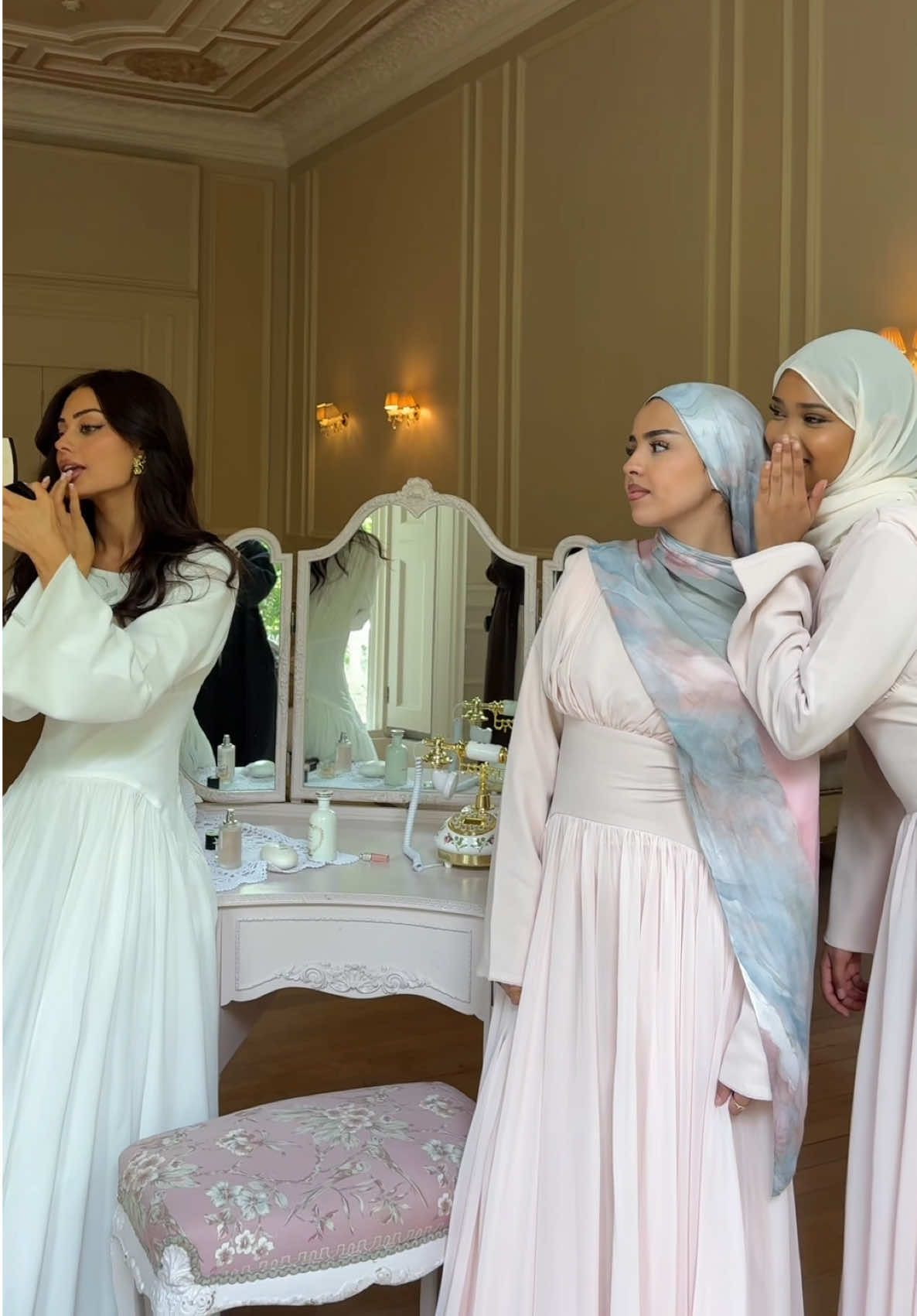 A post by @byhasanat on TikTok caption: felt cute, might move into the dreamhouse☺️ #summerstyle#modestfashion#modeststyle#modesty#abayastyle#explore#hijab#hijabi#barbie#barbiegirl 