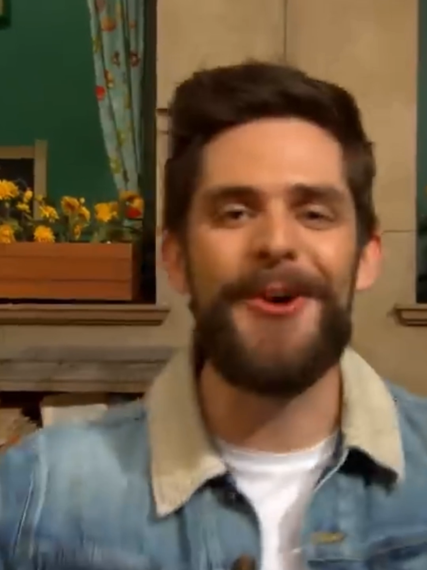 A post by @sesamestreet on TikTok caption: Need a smile today? Just sing along with Thomas Rhett, because this is your street too!