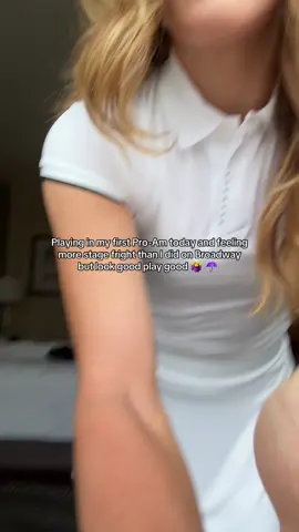 A post by @maryspacekate on TikTok caption: In full J.Lindeberg @ Travelers Tournament #golfgirl