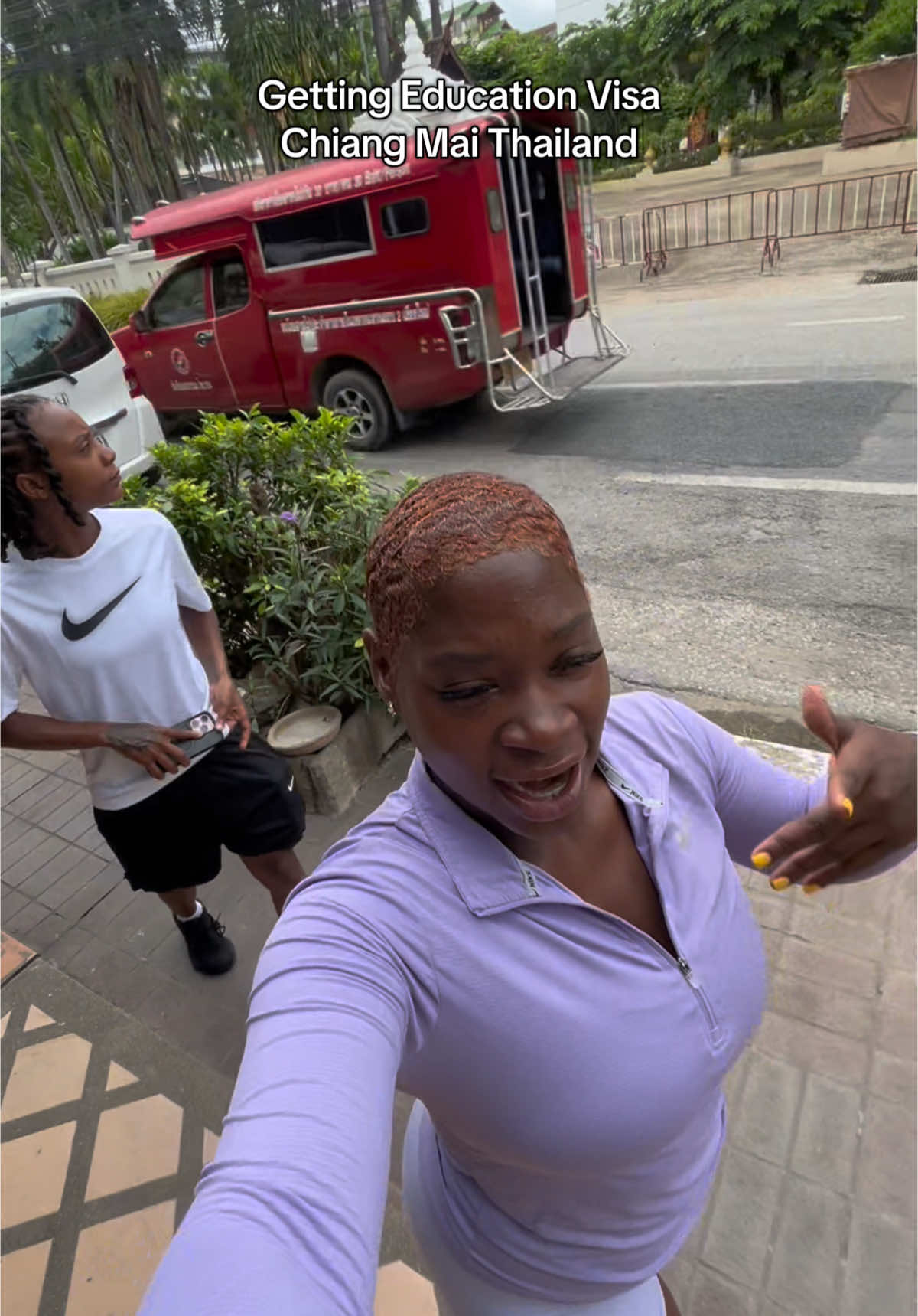 A post by @miraspiveytravels on TikTok caption: Daily Vlog🎥💗🔥🇹🇭 Getting our Ed Visa for the 2nd Time📚 #thailand #livinginthailand #chiangmai #edvisathailand 