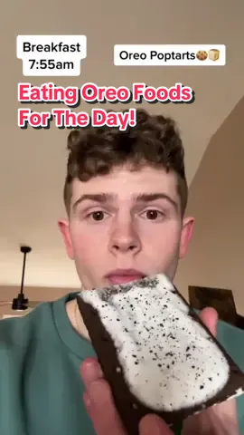 A post by @tommywinkler on TikTok caption: It’s crazy how Oreo is just a flavor now😋 #thefoodguy #oreo #foodchallenge #thefoodguy #tommywinkler #mukbang #asmr #foodiefam 