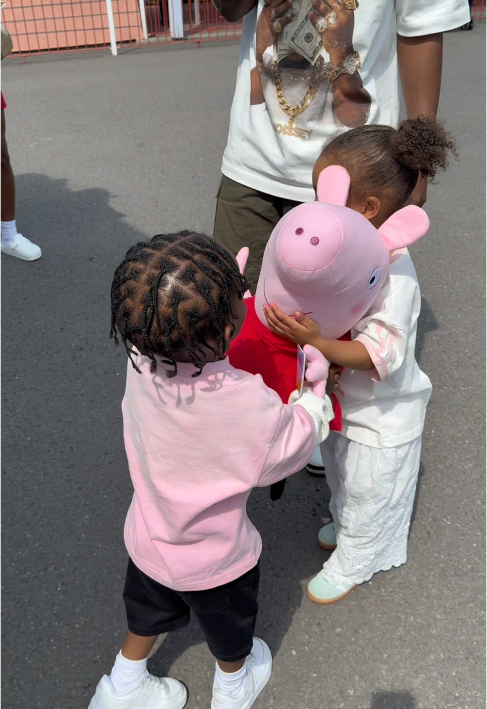 A post by @raisingzion1 on TikTok caption: Winning prizes🧸❤️ #toddlertok #toddler #cutetoddler #cute #football #footballtraining #newborn #newbornbaby #funnybaby #funnybabyvideos #funny #funnyvideos #broski 