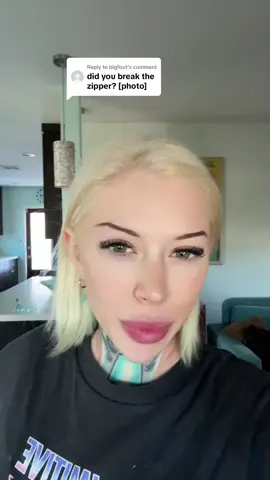 A post by @pinuppixie on TikTok caption: Replying to @bigfoot  also if I block you, it doesn’t mean me to come get my stuff that’s just giving fan behaviour