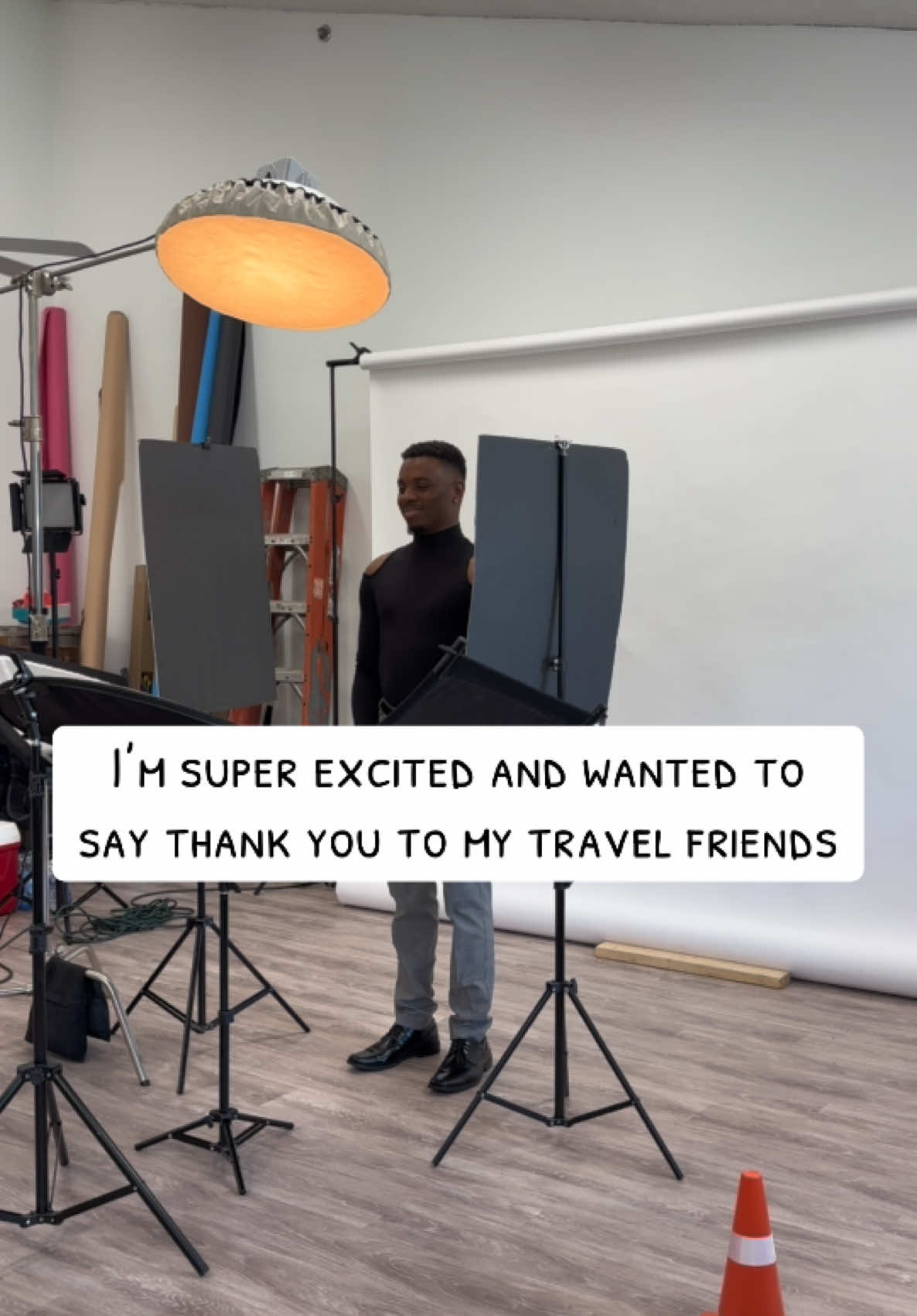 A post by @travelwiththeharmony on TikTok caption: Never knew sharing TSA tips could ever take me this far. It’s GO TIME! #FYP 