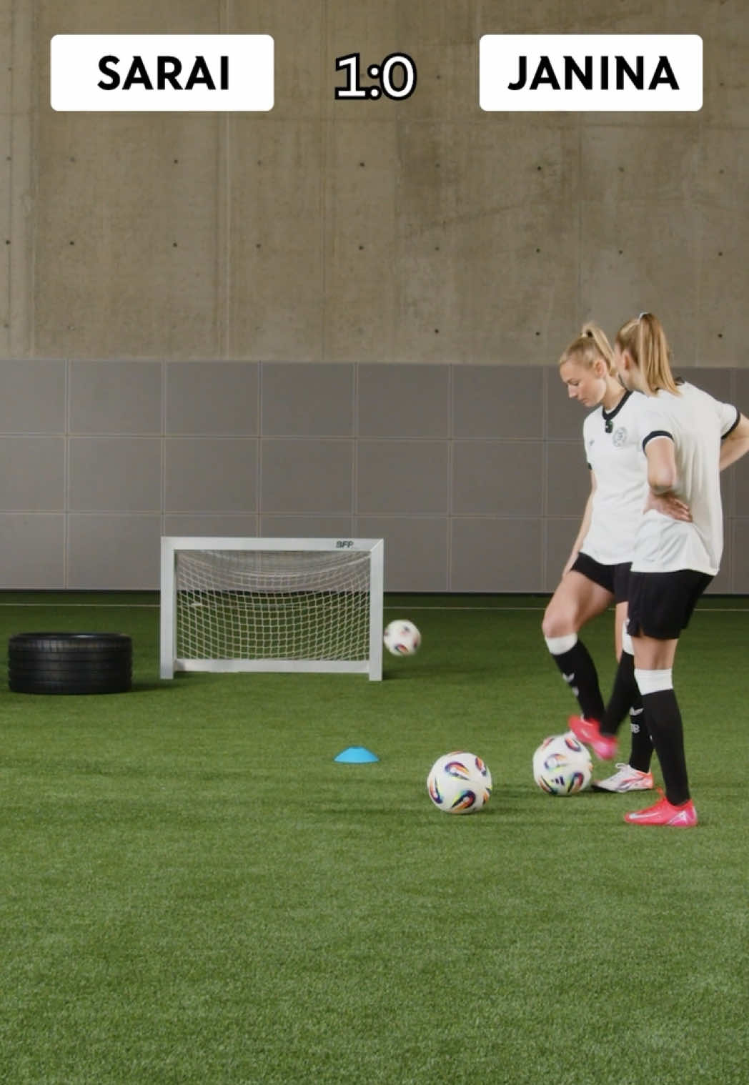 A post by @dfb on TikTok caption: Nur noch 14 Tage bis zur EM! 🙌💥  #dfbfrauen #fußball 