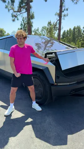 A post by @topperguild on TikTok caption: Cybertruck vs Hand! 