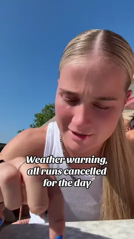 A post by @grace_ramsden on TikTok caption: Respectfully it’s too warm for a run today🫡