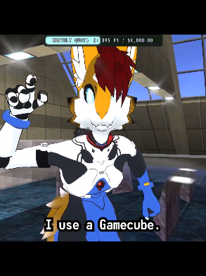A post by @durrvish on TikTok caption: The Vr Headset i use #furry #furryfandom #vtuber #streamer #vrchat #virtualreality #fullbodytracking #vr 