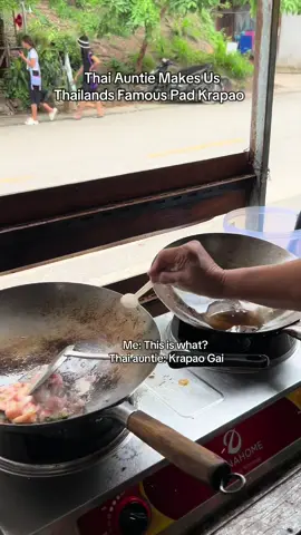 A post by @miraspiveytravels on TikTok caption: In the kitchen with Thai Aunty!🔥🔥🇹🇭🍛 #thailand #livinginthailand #chiangmai #fyp 