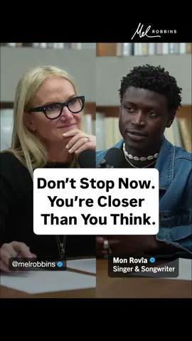 A post by @melrobbins on TikTok caption: If you feel like you don't know who you are, you're not lost... You're just early in the process of becoming according to singer-songwriter @Mon Rovîa on this episode of The Mel Robbins Podcast. In this episode I sat down with Mon Rovîa, who narrowly escaped becoming a child soldier before being adopted and raised in the U.S. His life changed when he realized he could stay stuck in suffering or turn his pain into power. This episode of The Mel Robbins Podcast is out now! 🎧 "This Life-Changing Conversation Will Help You Make Peace With Who You Are." #melrobbins #melrobbinspodcast #painintopower #becoming