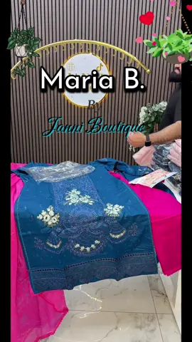 A post by @janni.boutique on TikTok caption: #mariab #janniboutique #fyp #pakistanidesigner #pakistanifashion #trends 