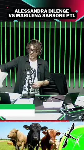 A post by @lazanzaraofficial on TikTok caption: A La Zanzara, Alessandra Dilenge vs Marilena Sansone PT1 #cruciani #radio24 #lazanzara