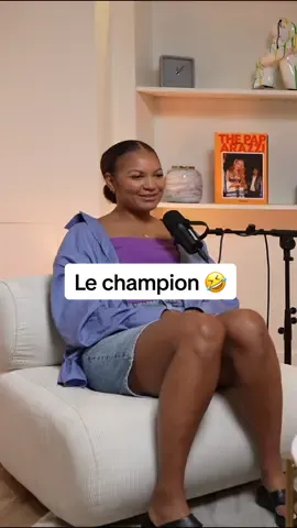 A post by @jamesetshona on TikTok caption: Alors lui c’est un champion 🤣