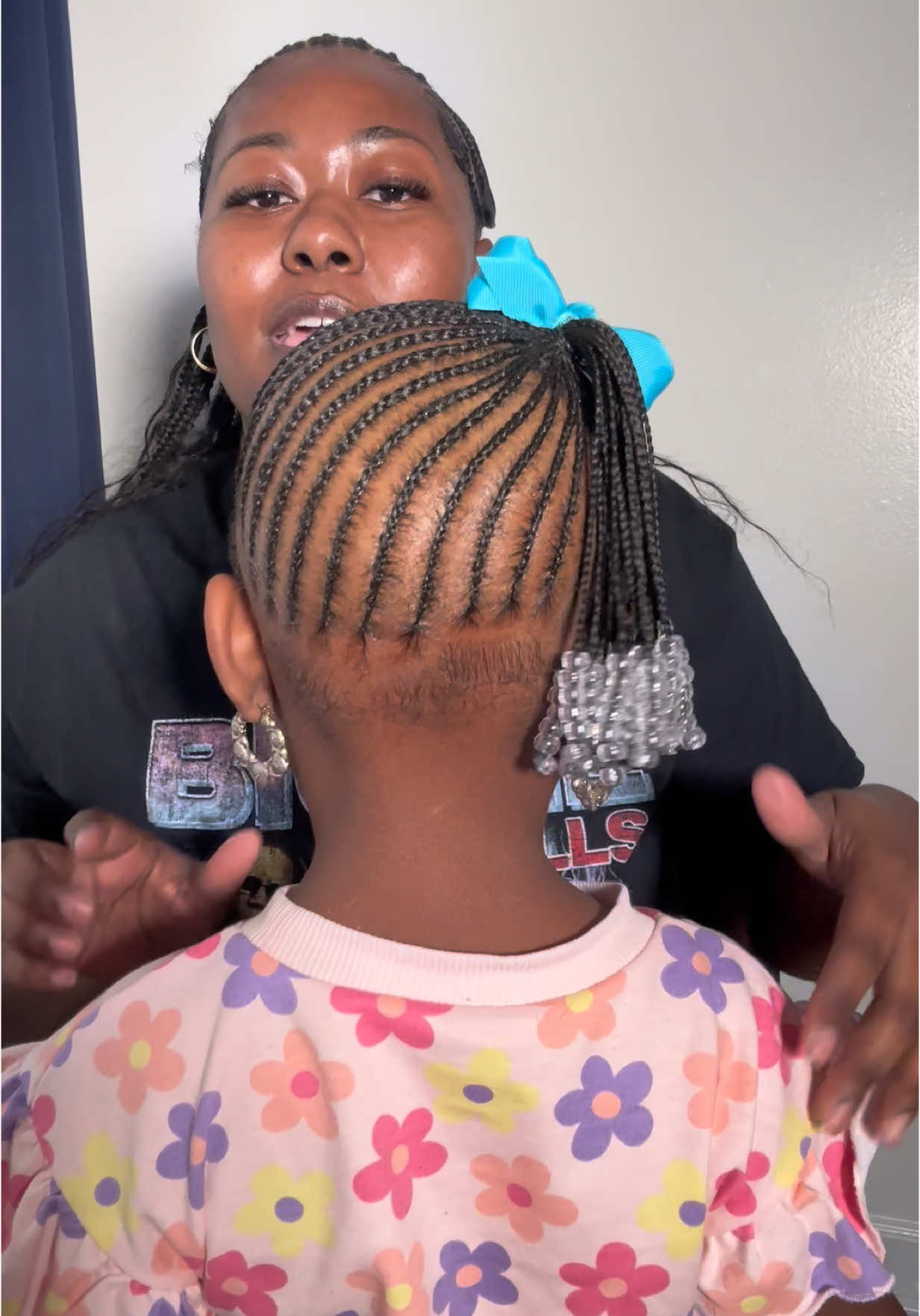 A post by @lavishmelovely on TikTok caption: Nice, neat, clean parts, neat braids….. MMMHHMMMMM 😍🥰 #shaniquatierra #lavishmelovely #fypシ #prinesscoverup #kidstylist #fypシ゚viral🖤video #coverup #fypシ゚viral #fypシ゚ 
