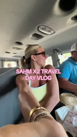 A post by @_jc242 on TikTok caption: SAHM X2 TRAVEL DAY! No I can not take myself seriously filming getting out of bed 😂😭👏 #cabo #vacation #travel #traveltok #travelday #traveldayvlog #backhome #pregnant #pregnantlife #packing #fyp 