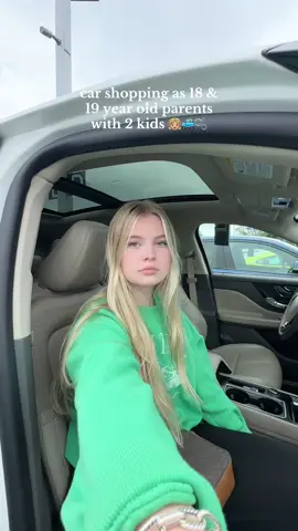 A post by @brookexaloura on TikTok caption: Deadline is coming so I need figure this out by tmr 😂 #momsoftiktok #teenpregnancy #mom #sahm #sahmlife #car #cars #carshopping #parenting #pregnancy 