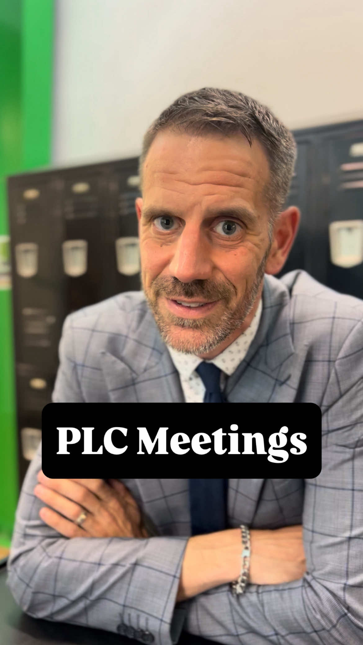 A post by @principal_lamb on TikTok caption: Hot Take: Teacher planning time is more valuable than PLC meetings.  Do you agree?  Let me know in the comments.  #principal #teachers #fyp