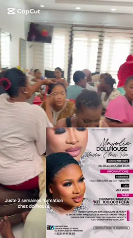 A post by @chefdegrinmajolie on TikTok caption: Mes élèves du soir ….. meilleur formation ces chez dollhouse 😂❤️🙏🇲🇱