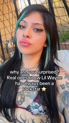 A post by @trillestaranxza on TikTok caption: can’t wait @keyynikole @Lil Wayne 🤩😈 #lilwayne #rockstar 