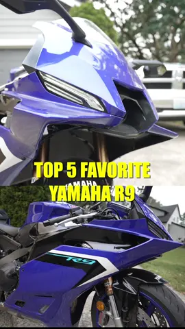 A post by @adobomoto on TikTok caption: Top 5 favorite features of the Yamaha R9