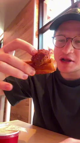 A post by @alextachers on TikTok caption: Dave’s Hot Chicken 10/10 🍗🔥